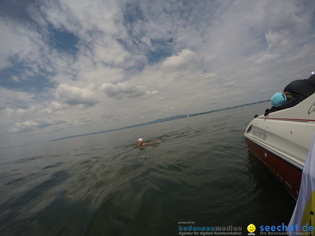 Svenja Holzinger durchquert den Bodensee: Friedrichshafen, 24.05.2015