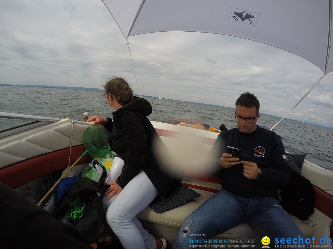 Svenja Holzinger durchquert den Bodensee: Friedrichshafen, 24.05.2015