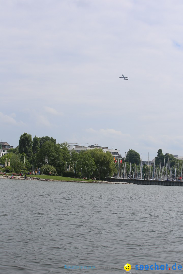 Svenja Holzinger durchquert den Bodensee: Friedrichshafen, 24.05.2015