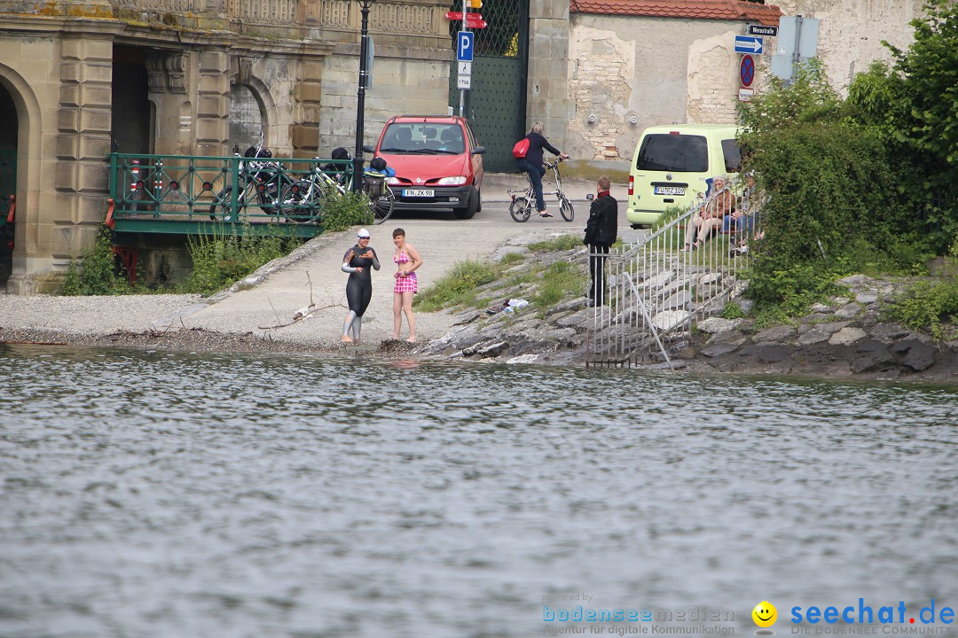 Svenja Holzinger durchquert den Bodensee: Friedrichshafen, 24.05.2015