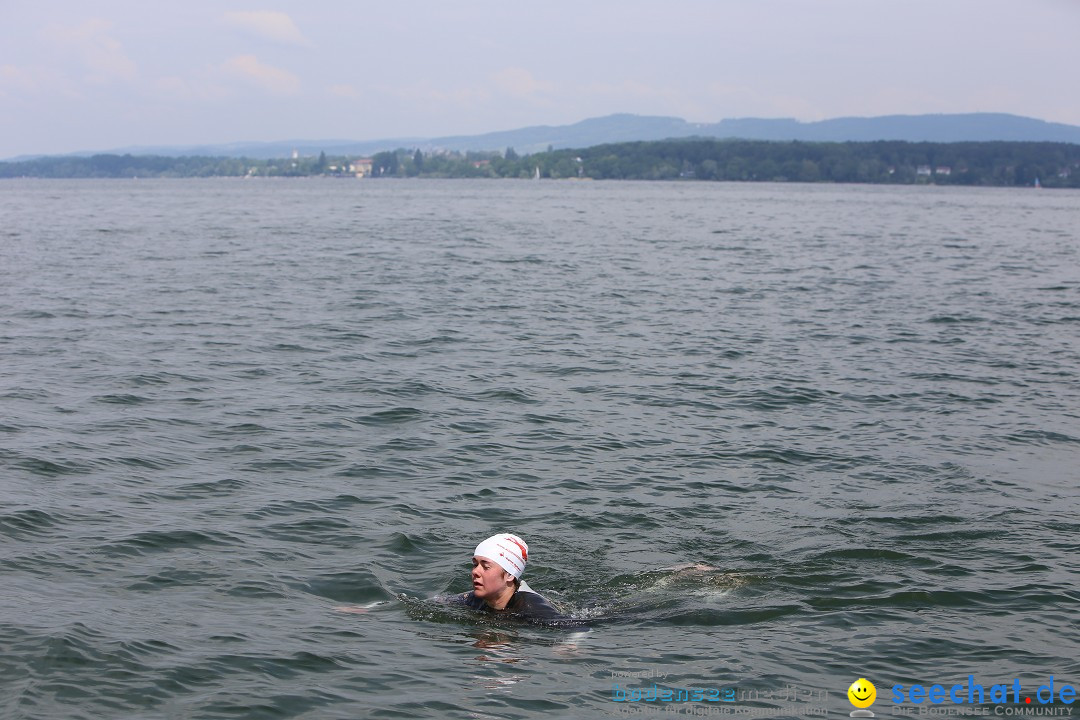 Svenja Holzinger durchquert den Bodensee: Friedrichshafen, 24.05.2015