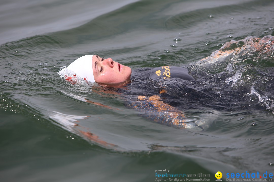 Svenja Holzinger durchquert den Bodensee: Friedrichshafen, 24.05.2015