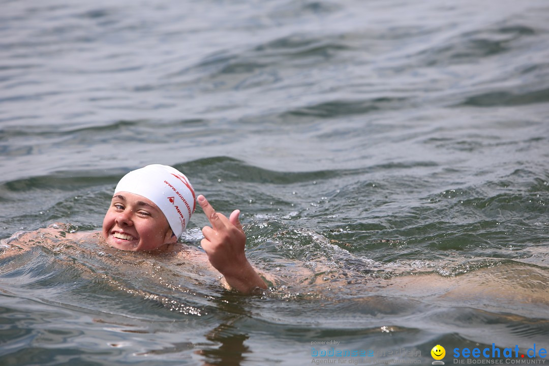 Svenja Holzinger durchquert den Bodensee: Friedrichshafen, 24.05.2015