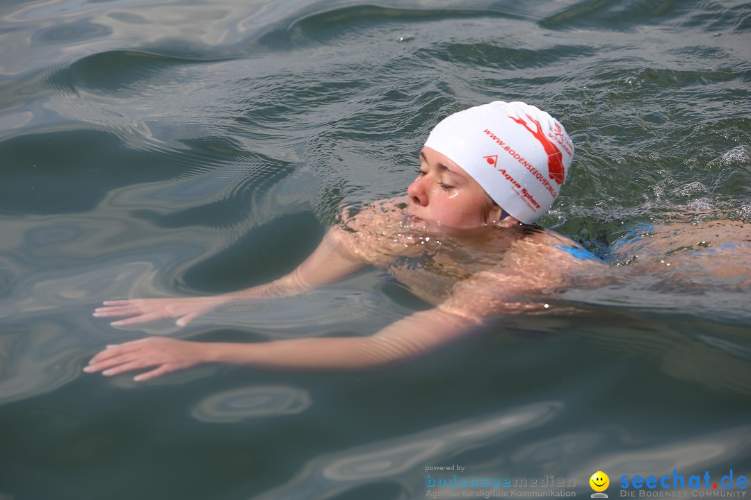 Svenja Holzinger durchquert den Bodensee: Friedrichshafen, 24.05.2015