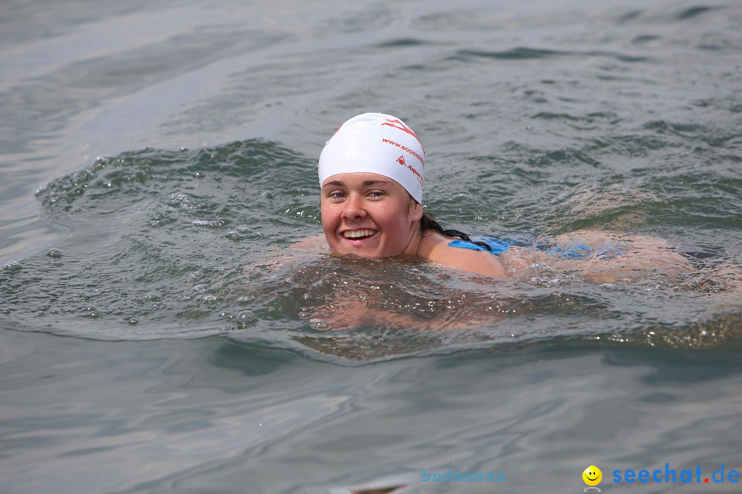 Svenja Holzinger durchquert den Bodensee: Friedrichshafen, 24.05.2015