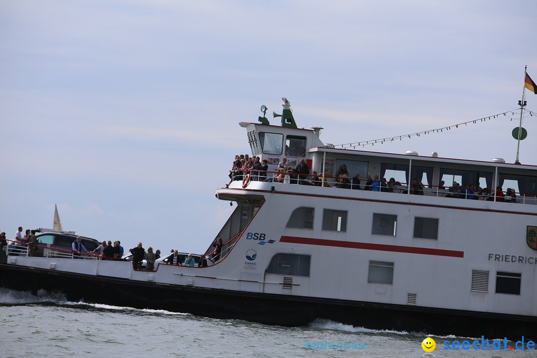 Svenja Holzinger durchquert den Bodensee: Friedrichshafen, 24.05.2015
