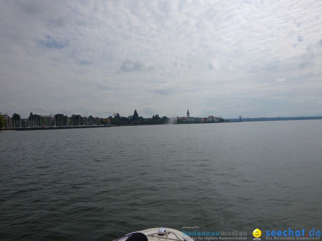 Svenja Holzinger durchquert den Bodensee: Friedrichshafen, 24.05.2015
