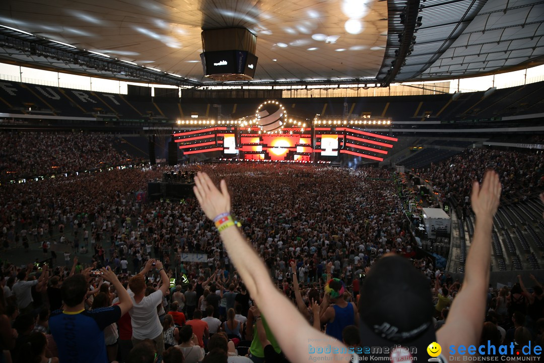 WORLD CLUB DOME - BigCityBeats mit DAVID GUETTA: Frankfurt, 6.6.2015