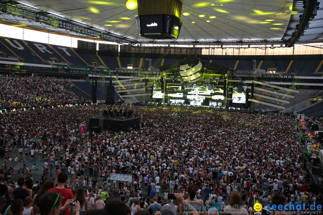 WORLD CLUB DOME - BigCityBeats mit DAVID GUETTA: Frankfurt, 6.6.2015