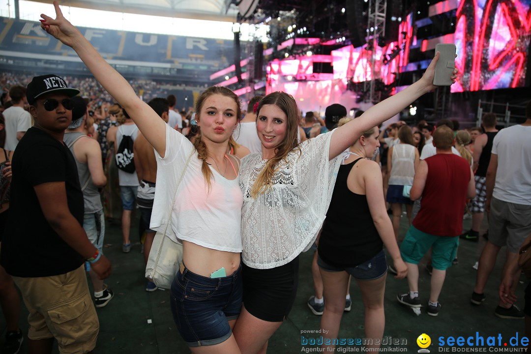 WORLD CLUB DOME - BigCityBeats mit DAVID GUETTA: Frankfurt, 6.6.2015