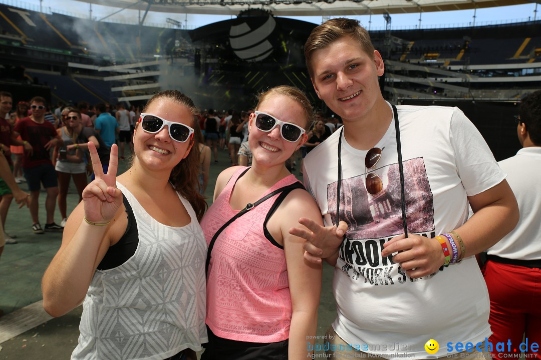 WORLD CLUB DOME - BigCityBeats mit DAVID GUETTA: Frankfurt, 7.6.2015