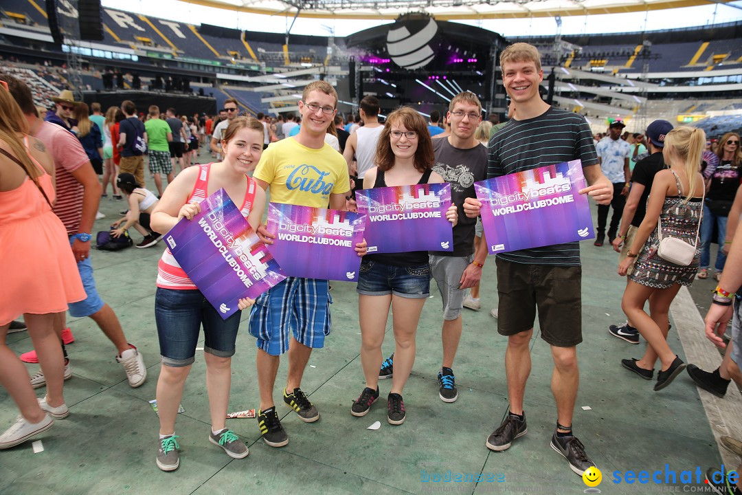 WORLD CLUB DOME - BigCityBeats mit DAVID GUETTA: Frankfurt, 7.6.2015