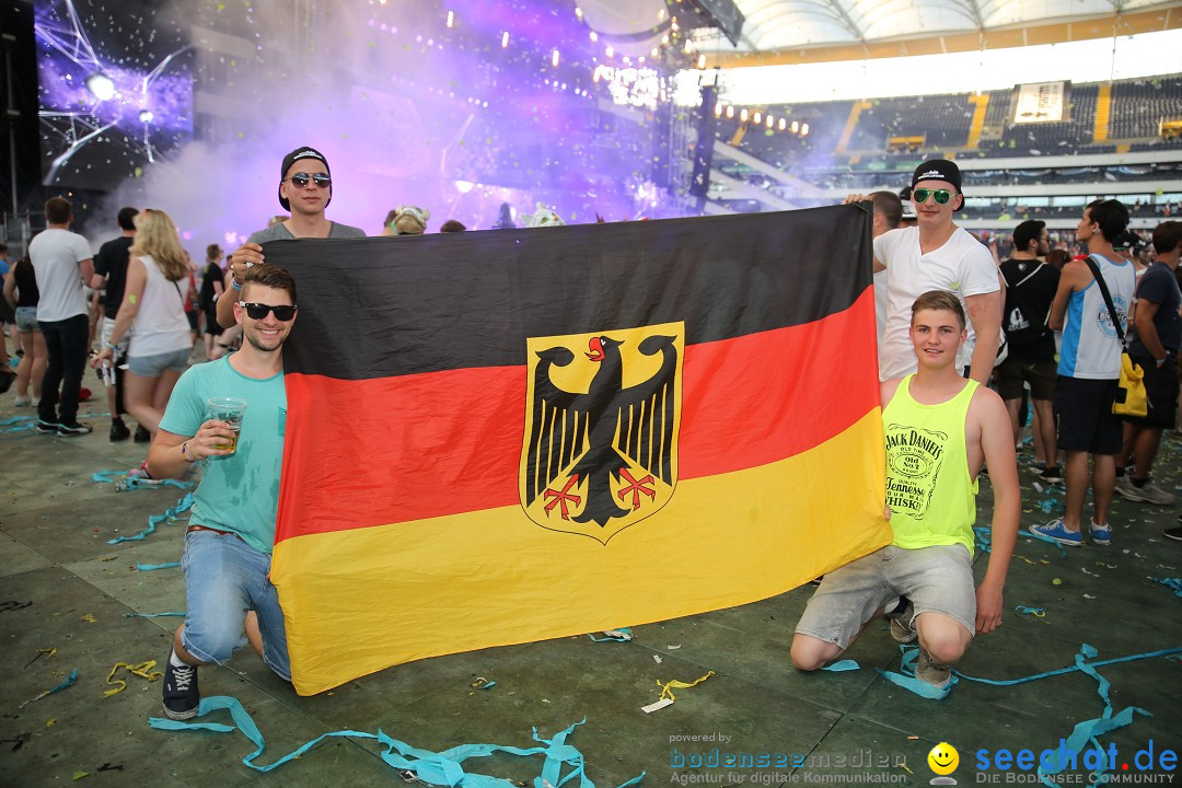 WORLD CLUB DOME - BigCityBeats mit DAVID GUETTA: Frankfurt, 7.6.2015