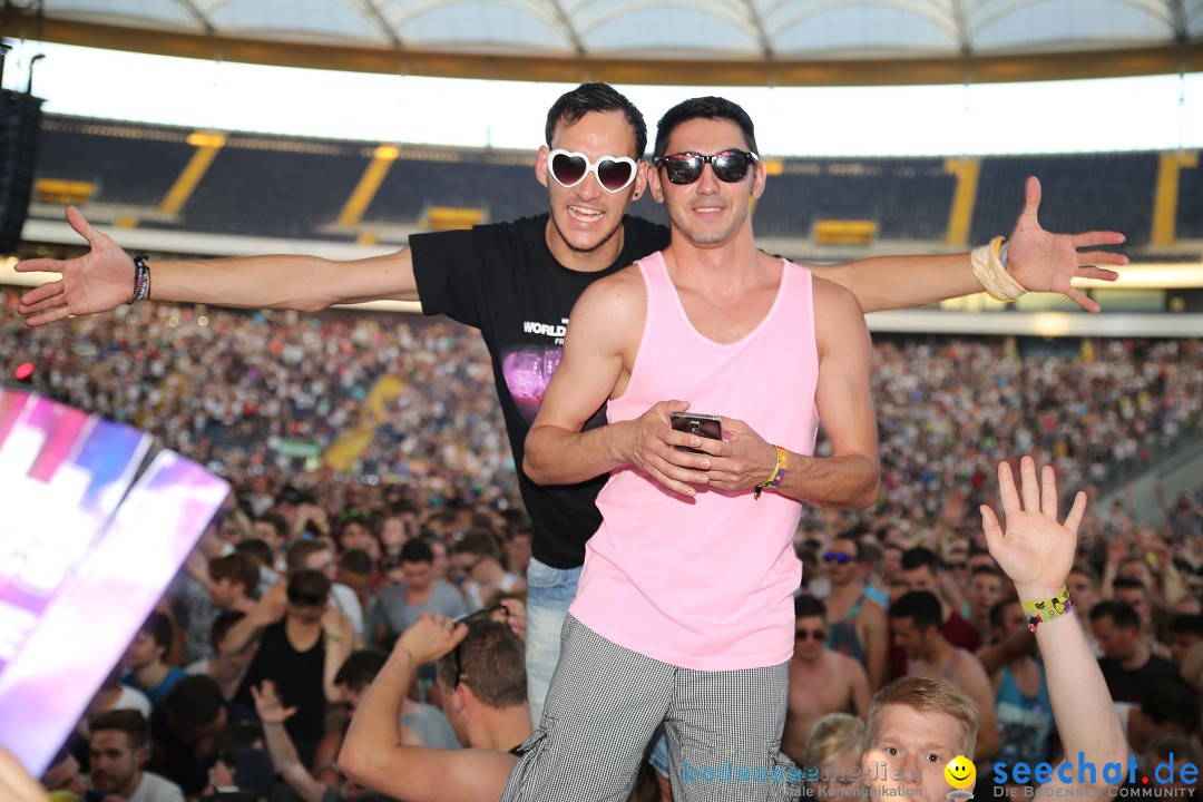 WORLD CLUB DOME - BigCityBeats mit DAVID GUETTA: Frankfurt, 7.6.2015