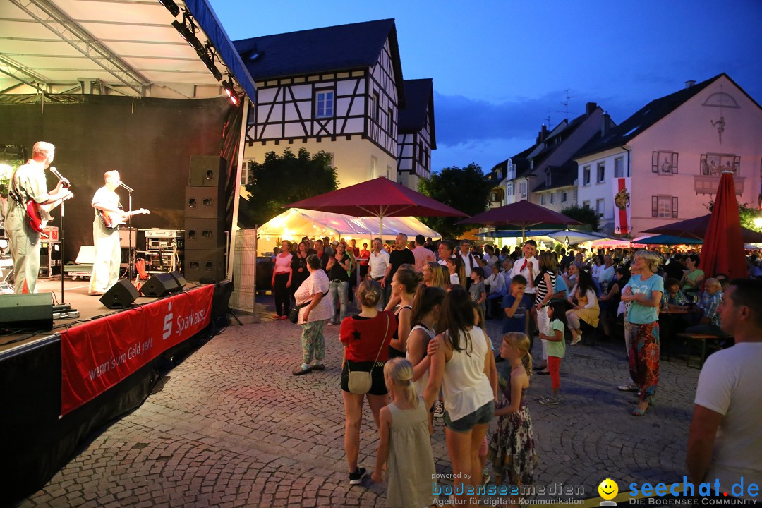 Schweizer Feiertag mit Feuerwerk: Stockach am Bodensee, 12.06.2015