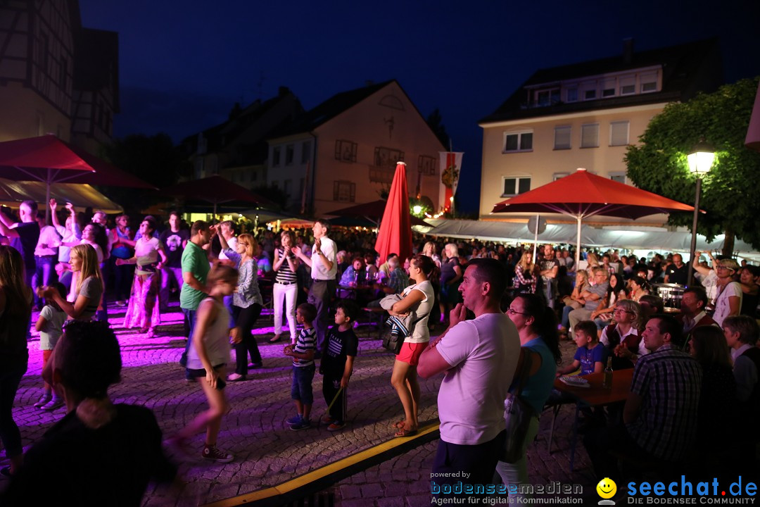Schweizer Feiertag mit Feuerwerk: Stockach am Bodensee, 12.06.2015