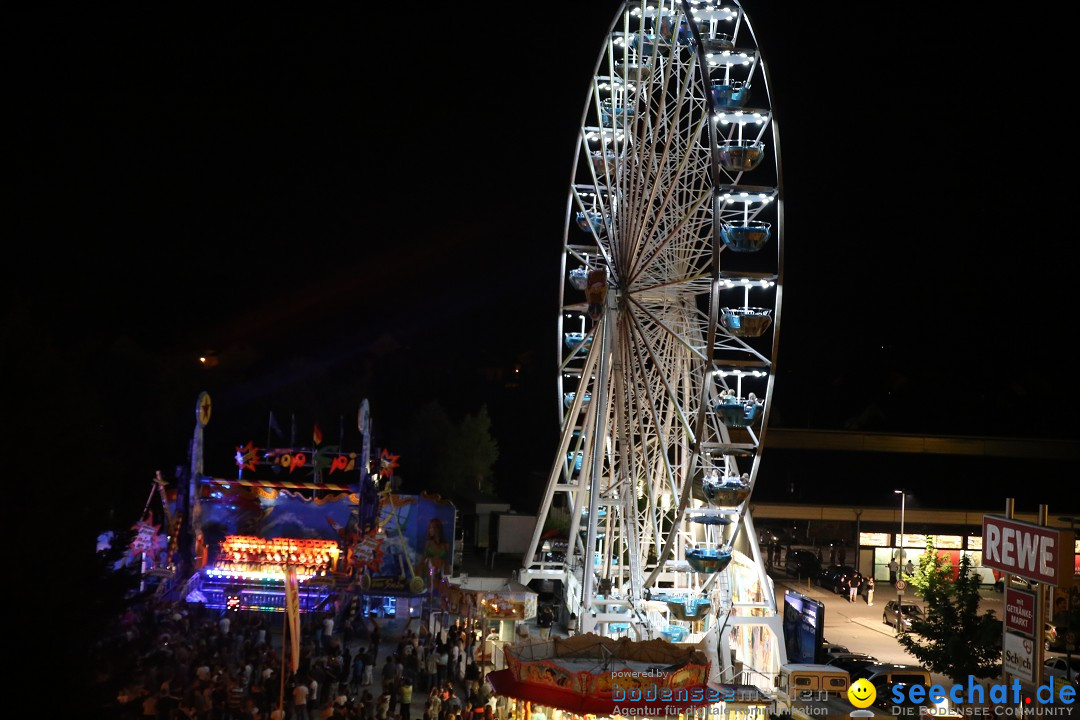 Schweizer Feiertag mit Feuerwerk: Stockach am Bodensee, 12.06.2015
