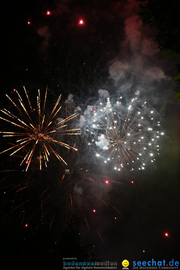 Schweizer Feiertag mit Feuerwerk: Stockach am Bodensee, 12.06.2015