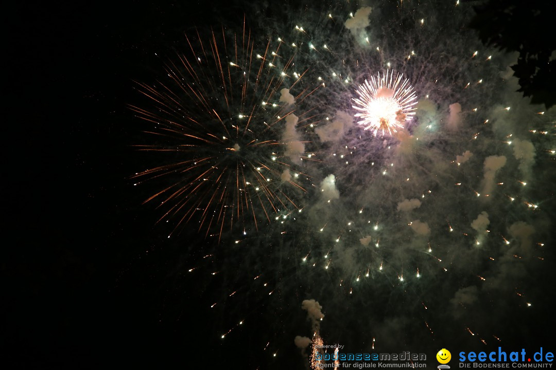 Schweizer Feiertag mit Feuerwerk: Stockach am Bodensee, 12.06.2015