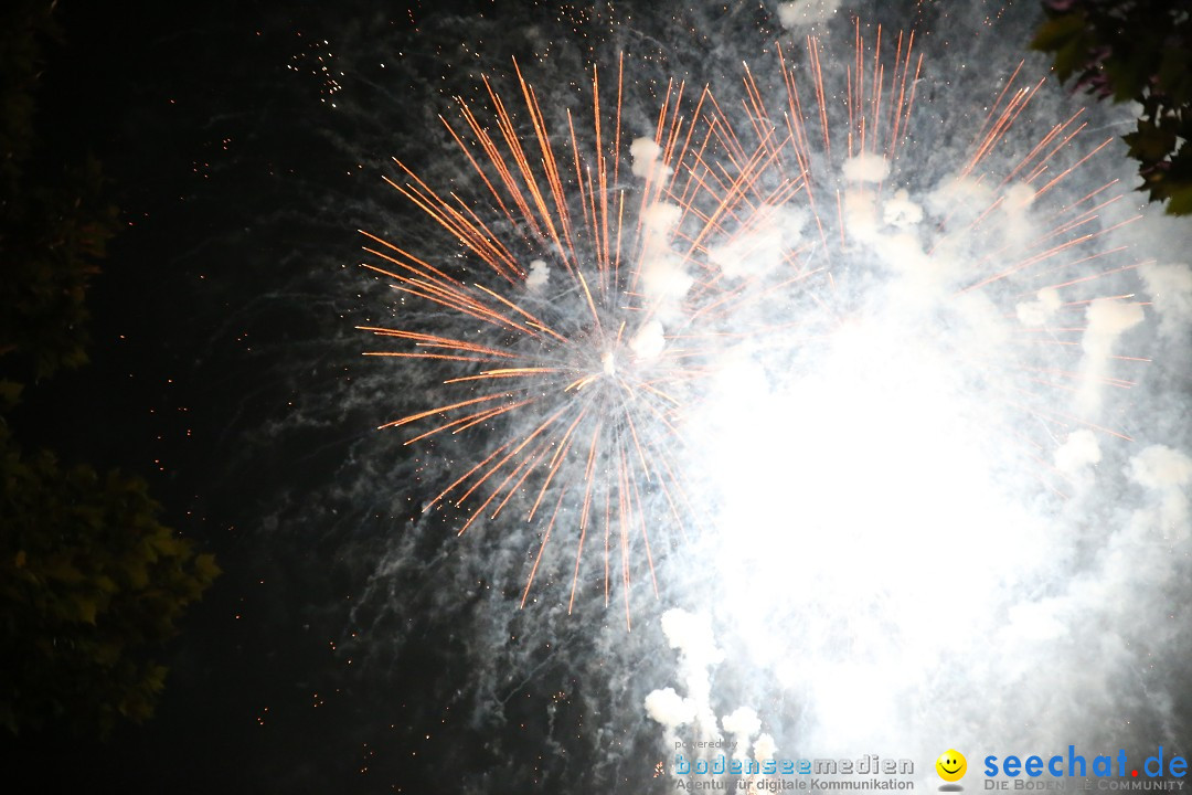 Schweizer Feiertag mit Feuerwerk: Stockach am Bodensee, 12.06.2015