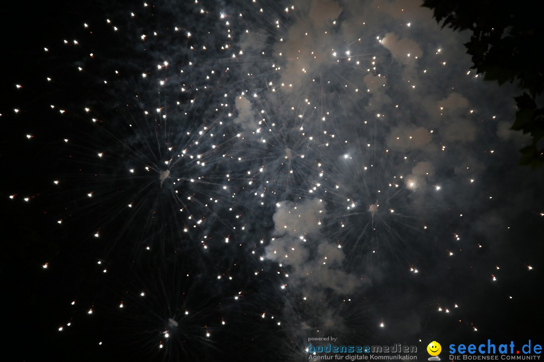 Schweizer Feiertag mit Feuerwerk: Stockach am Bodensee, 12.06.2015