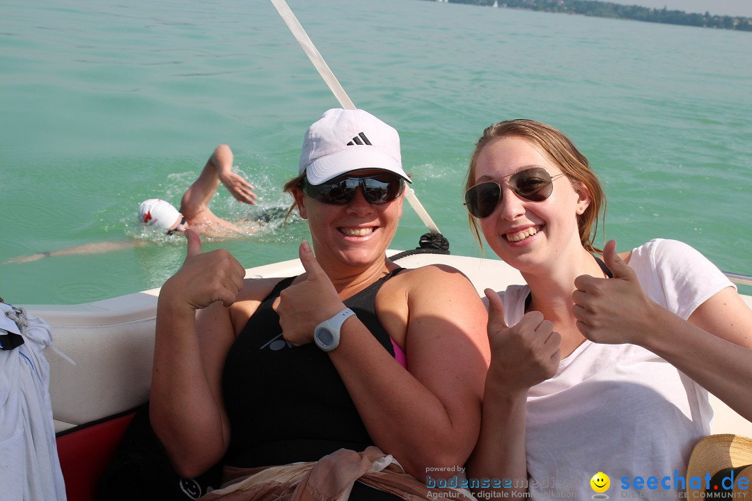 Bodensee Breitenquerung von Mim und Axel: Friedrichshafen, 04.07.2015