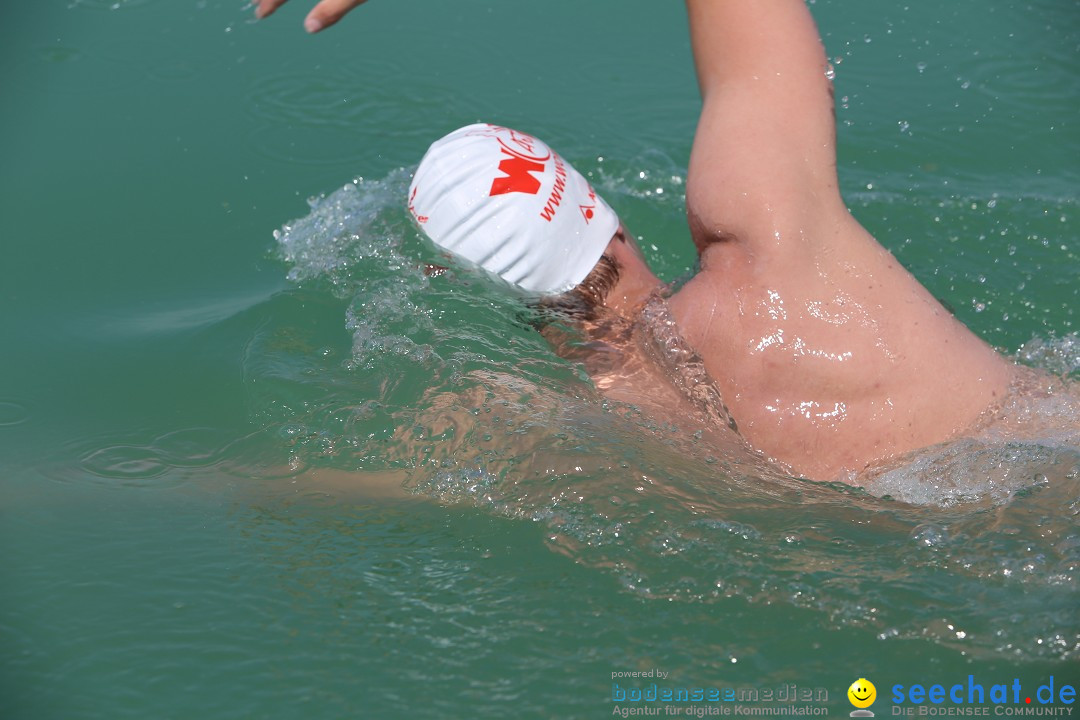 Bodensee Breitenquerung von Mim und Axel: Friedrichshafen, 04.07.2015