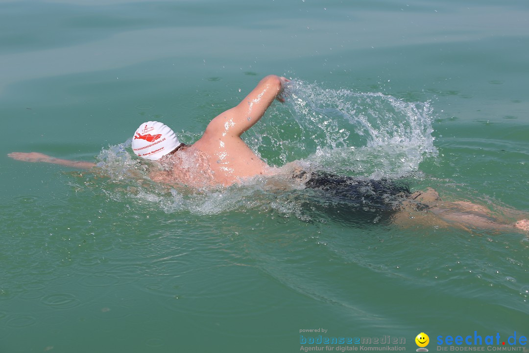 Bodensee Breitenquerung von Mim und Axel: Friedrichshafen, 04.07.2015