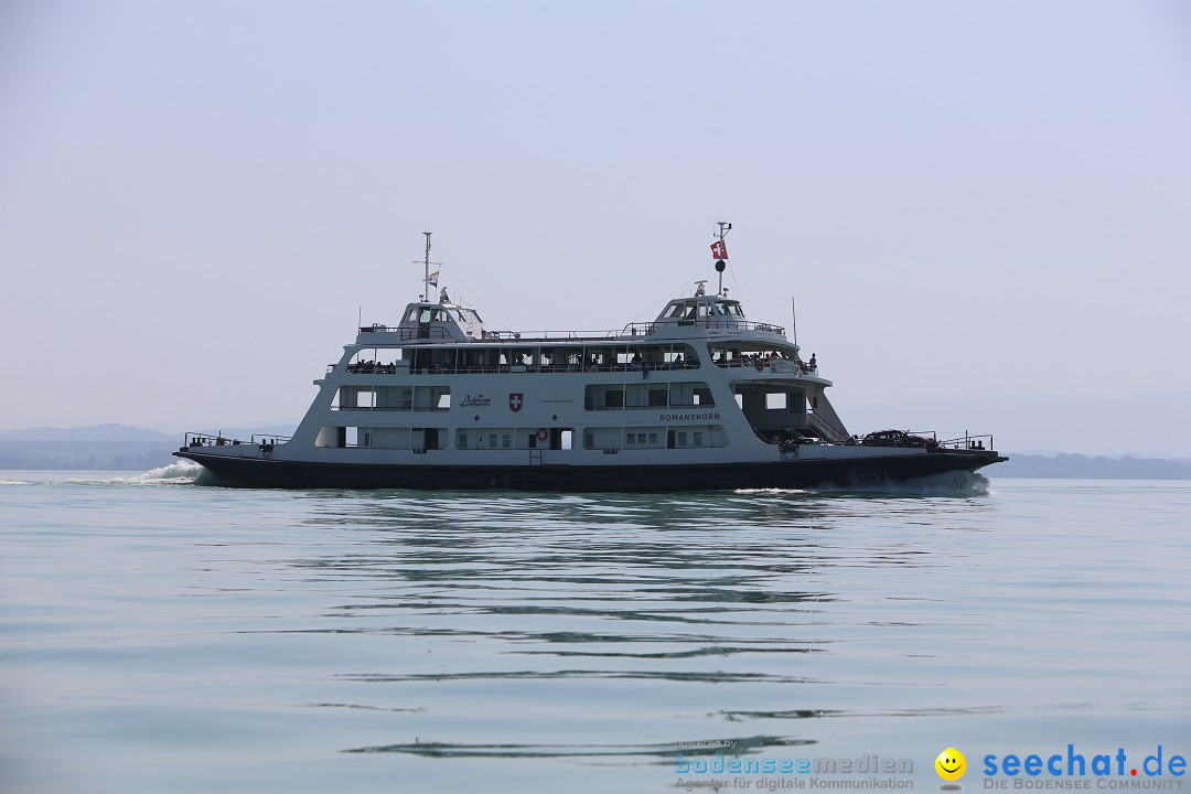 Bodensee Breitenquerung von Mim und Axel: Friedrichshafen, 04.07.2015