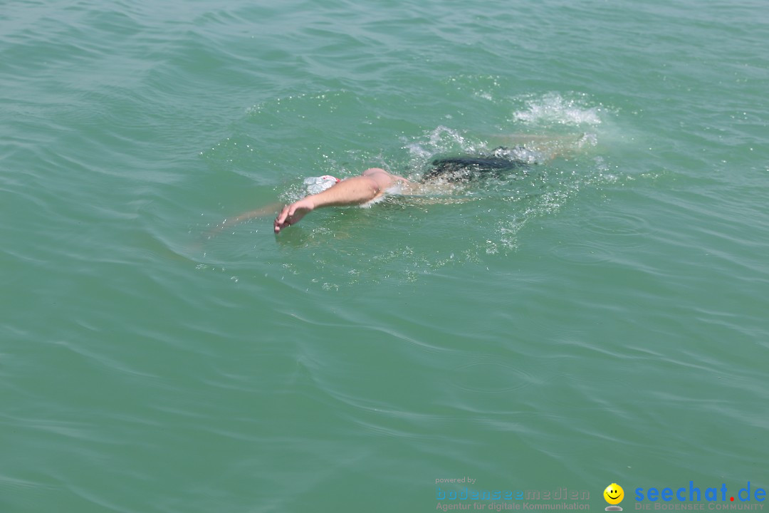 Bodensee Breitenquerung von Mim und Axel: Friedrichshafen, 04.07.2015