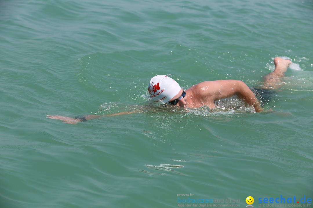 Bodensee Breitenquerung von Mim und Axel: Friedrichshafen, 04.07.2015