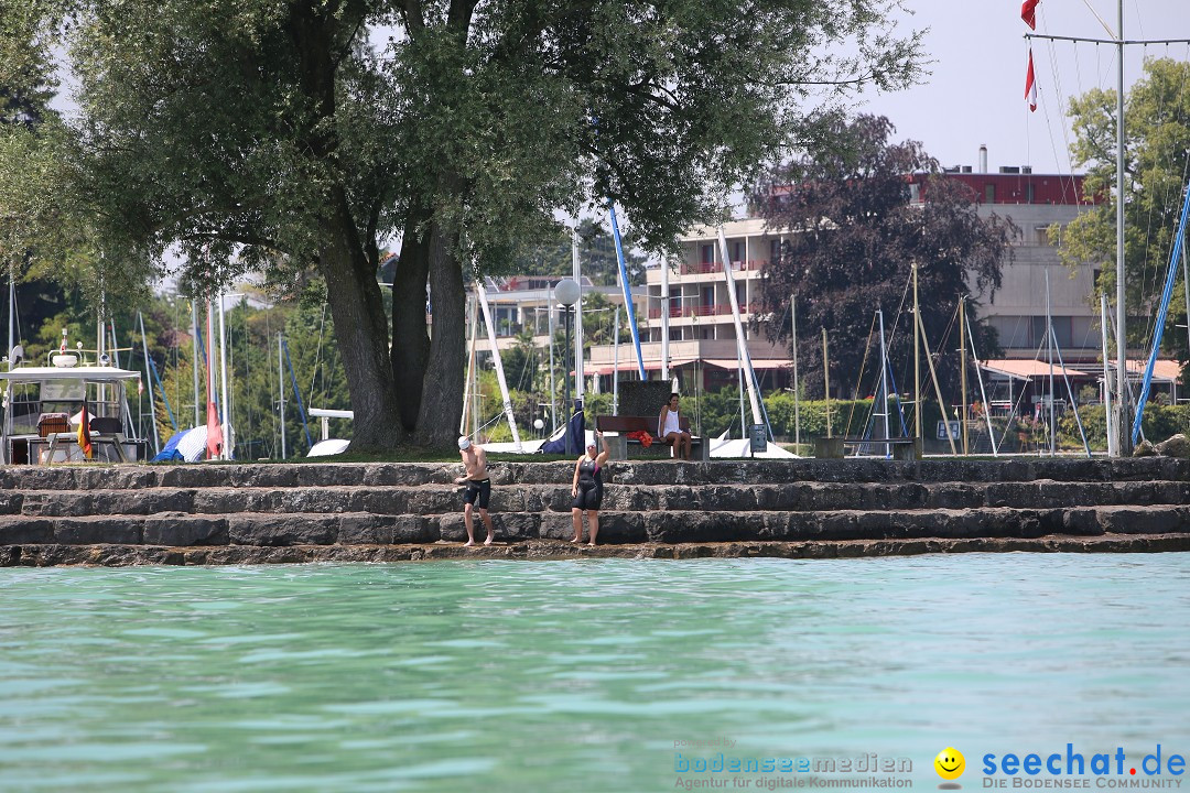 Bodensee Breitenquerung von Mim und Axel: Friedrichshafen, 04.07.2015