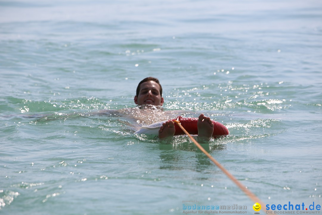 Bodensee Breitenquerung von Mim und Axel: Friedrichshafen, 04.07.2015