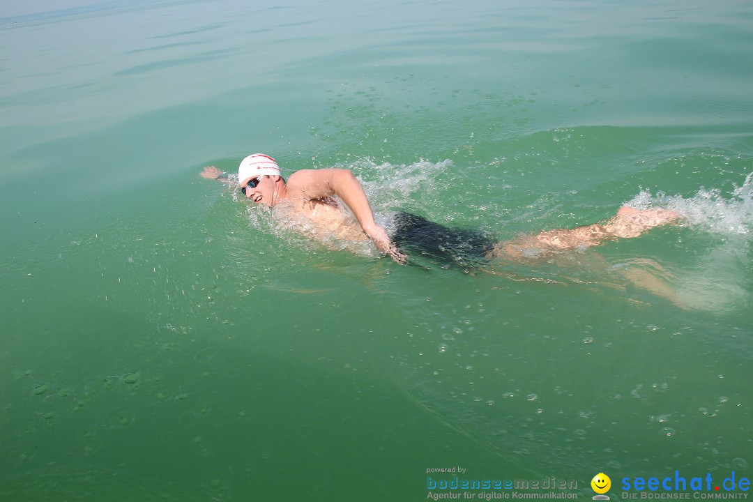 Bodensee Breitenquerung von Mim und Axel: Friedrichshafen, 04.07.2015