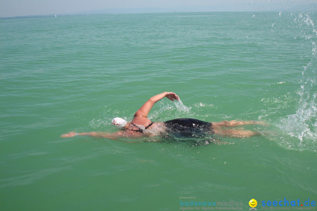 Bodensee Breitenquerung von Mim und Axel: Friedrichshafen, 04.07.2015
