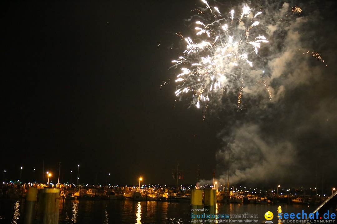 SEENACHTFEST mit Feuerwerk: Konstanz am Bodensee, 08.08.2015