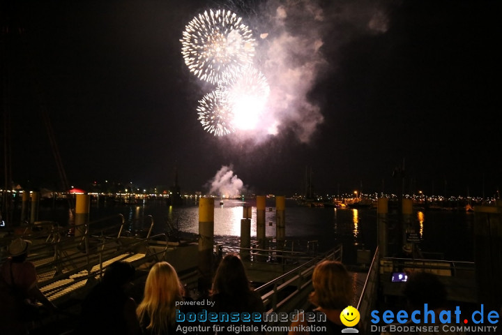 SEENACHTFEST mit Feuerwerk: Konstanz am Bodensee, 08.08.2015