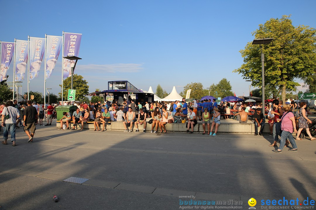 SEENACHTFEST mit Feuerwerk: Konstanz am Bodensee, 08.08.2015