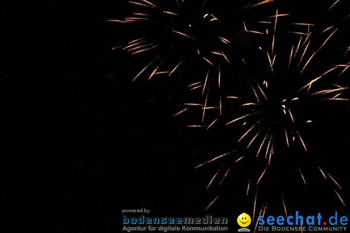 SEENACHTFEST mit Feuerwerk: Kreuzlingen am Bodensee, 08.08.2015