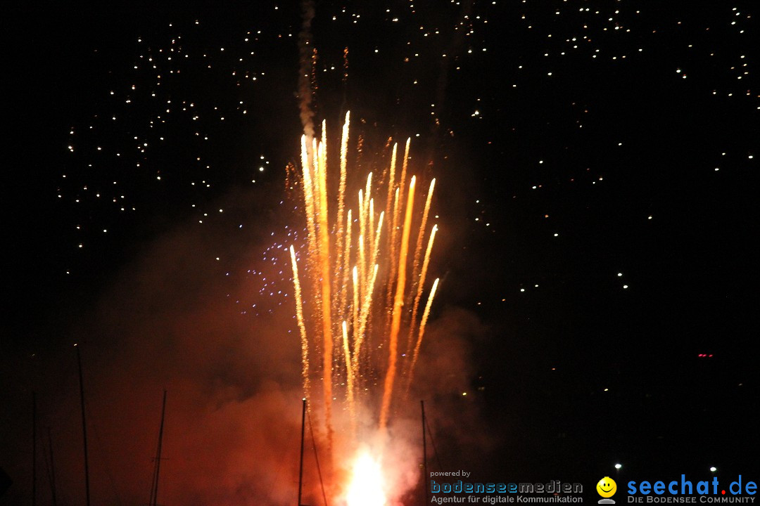 SEENACHTFEST mit Feuerwerk: Kreuzlingen am Bodensee, 08.08.2015