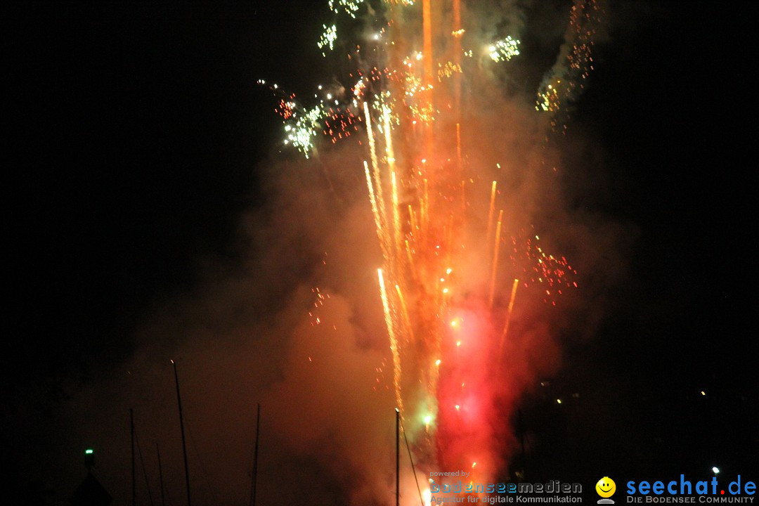 SEENACHTFEST mit Feuerwerk: Kreuzlingen am Bodensee, 08.08.2015