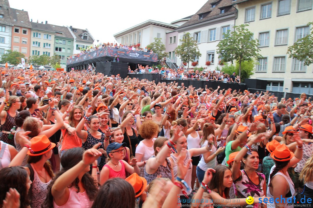 Stars in Town: Bastian Baker, Stefanie Heinzmann, Marc Sway: Schaffhausen, 