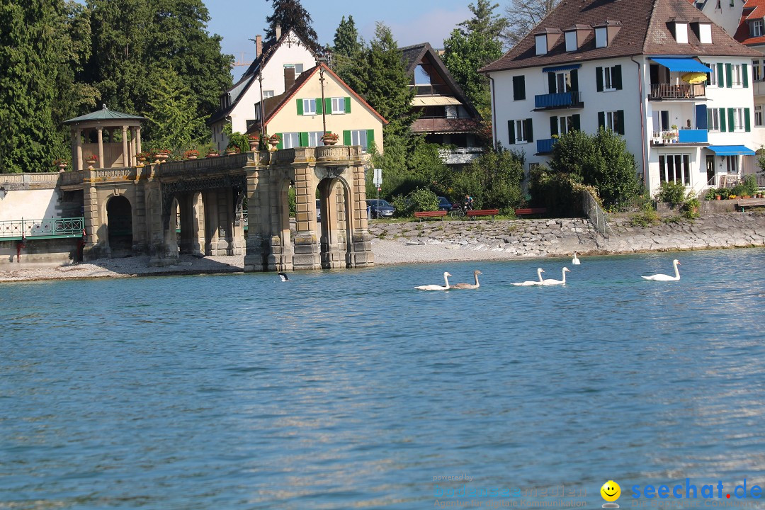 Bodensee Breitenquerung von Klaus Mattes: Friedrichshafen, 21.08.2015