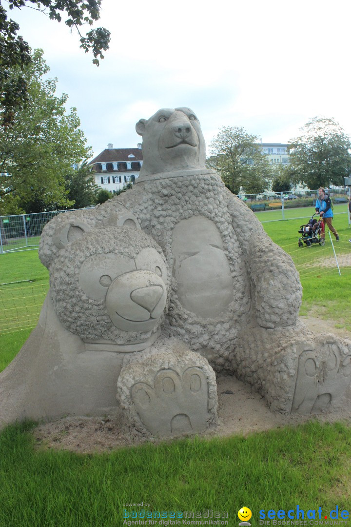 Sandfiguren: Rorschach am Bodensee, 06.09.2015