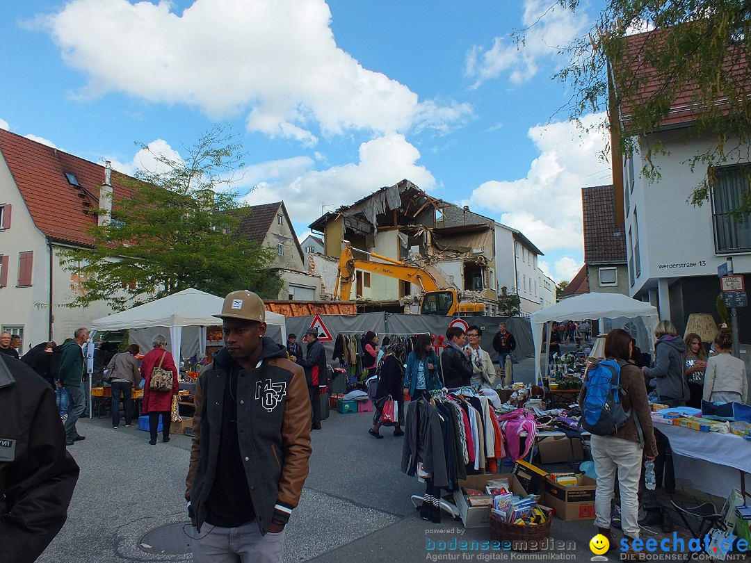 Flohmarkt in Bad-Saulgau am Bodensee, 19.09.2015