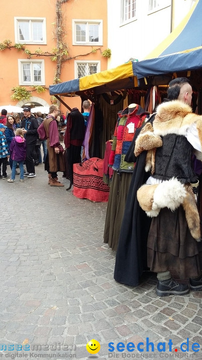 Historischen Markttreiben zu Meersburg: Meersburg am Bodensee, 10.10.2015