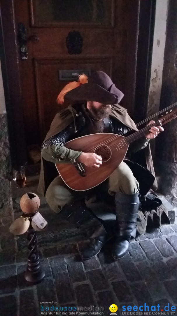 Historischen Markttreiben zu Meersburg: Meersburg am Bodensee, 10.10.2015