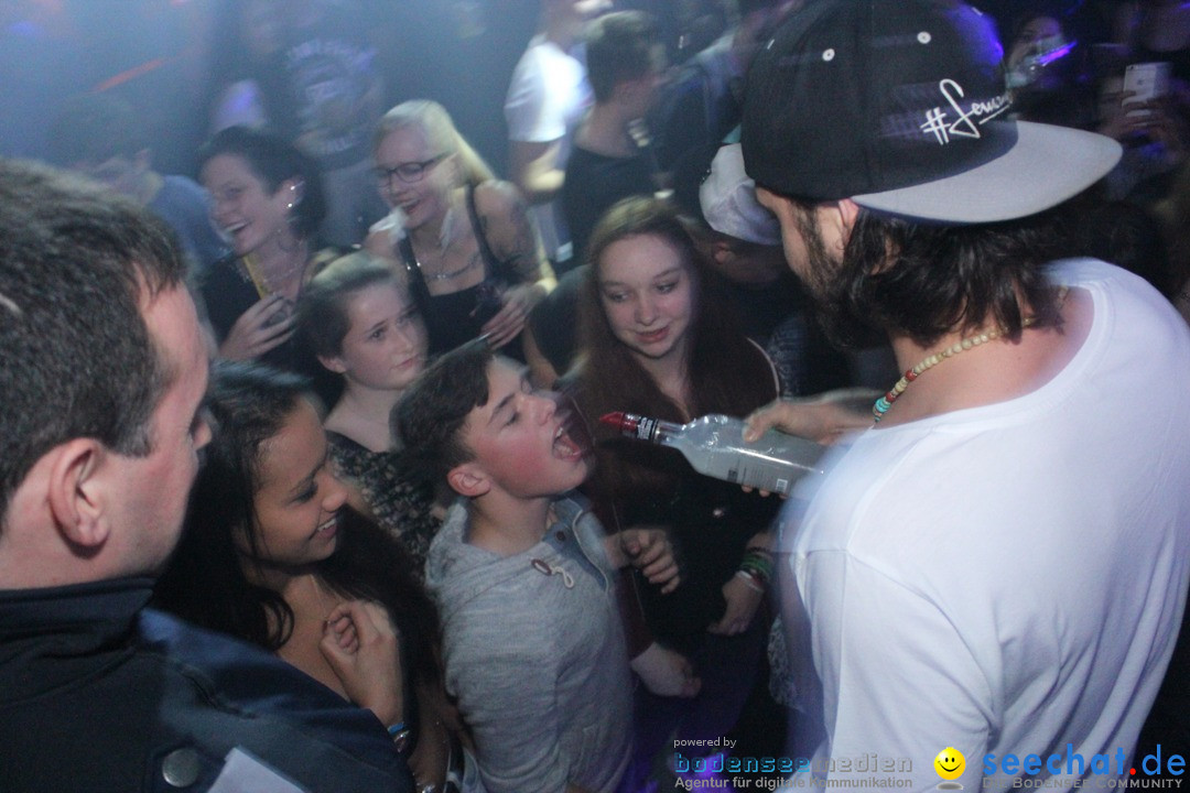 Silvesterparty im Eichberg SG in der Schweiz, 31.12.2015