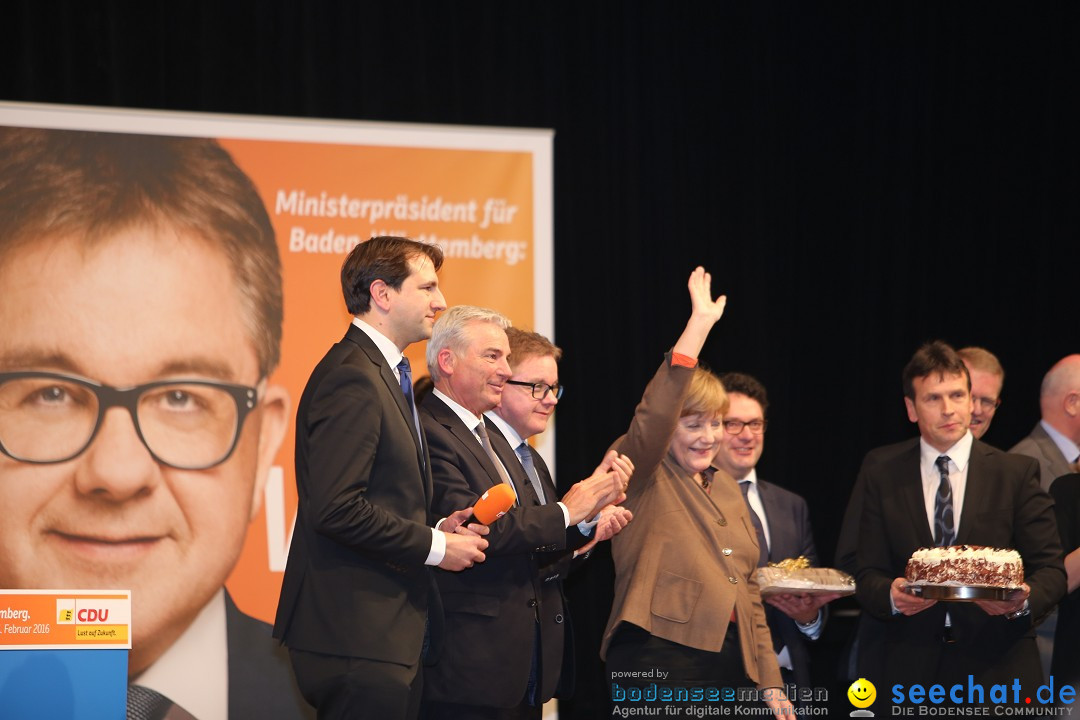 Bundeskanzlerin Dr. Angela Merkel - CDU: Radolfzell am Bodensee, 15.02.2016