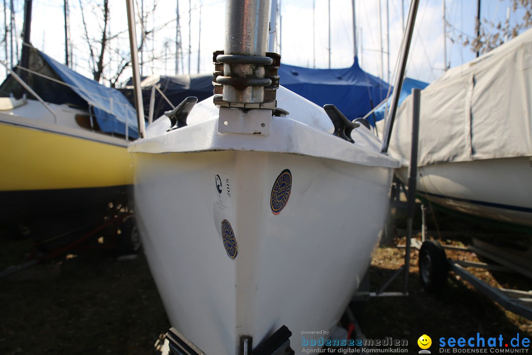 Bodenseeboot - Bootsaufbereitung: Langenargen am Bodensee, 13.03.2016